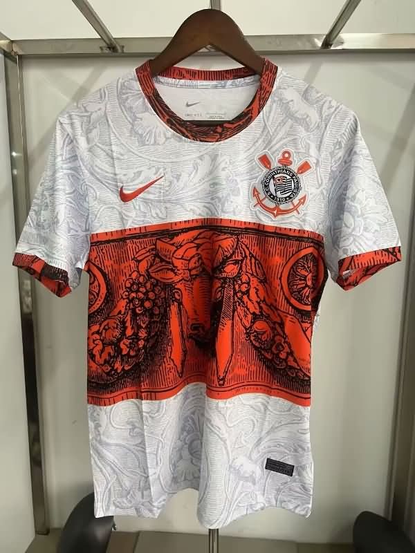 Thailand Quality(AAA) 2025 Corinthians Training Soccer Jersey 02