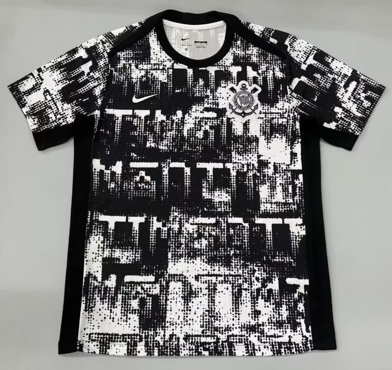 Thailand Quality(AAA) 2025 Corinthians Training Soccer Jersey 04