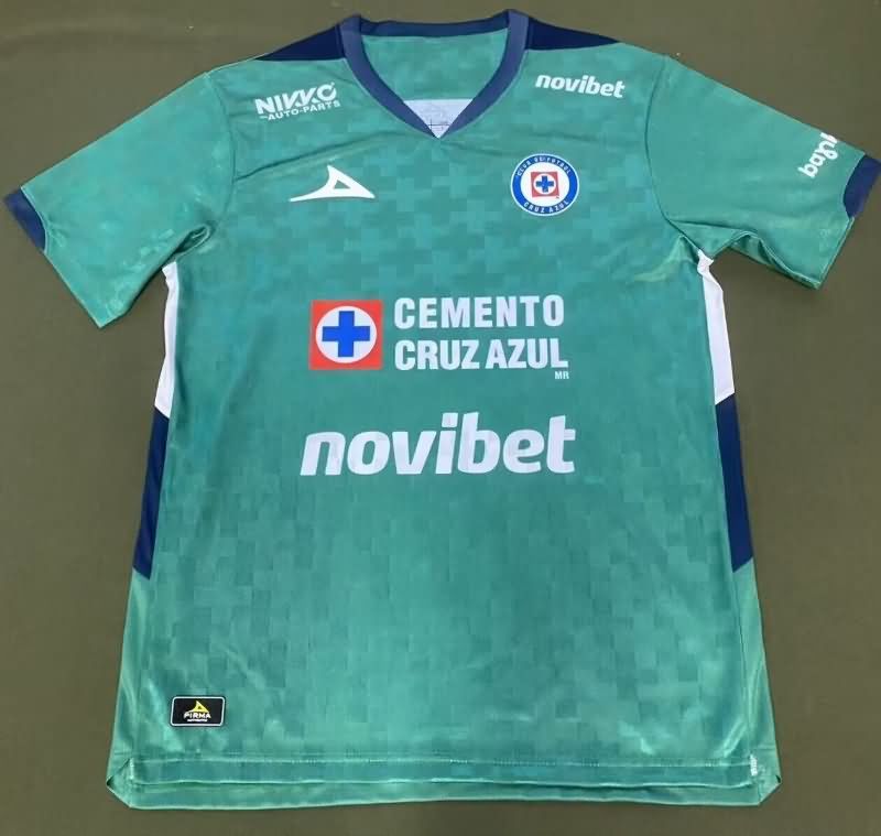 Thailand Quality(AAA) 25/26 Cruz Azul Goalkeeper Green Soccer Jersey (Player)