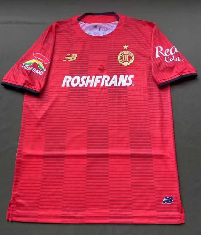 Thailand Quality(AAA) 25/26 Deportivo Toluca Home Soccer Jersey (Player)