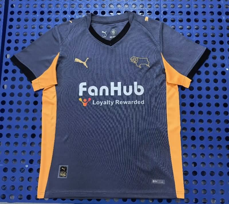 Thailand Quality(AAA) 25/26 Derby County Away Soccer Jersey