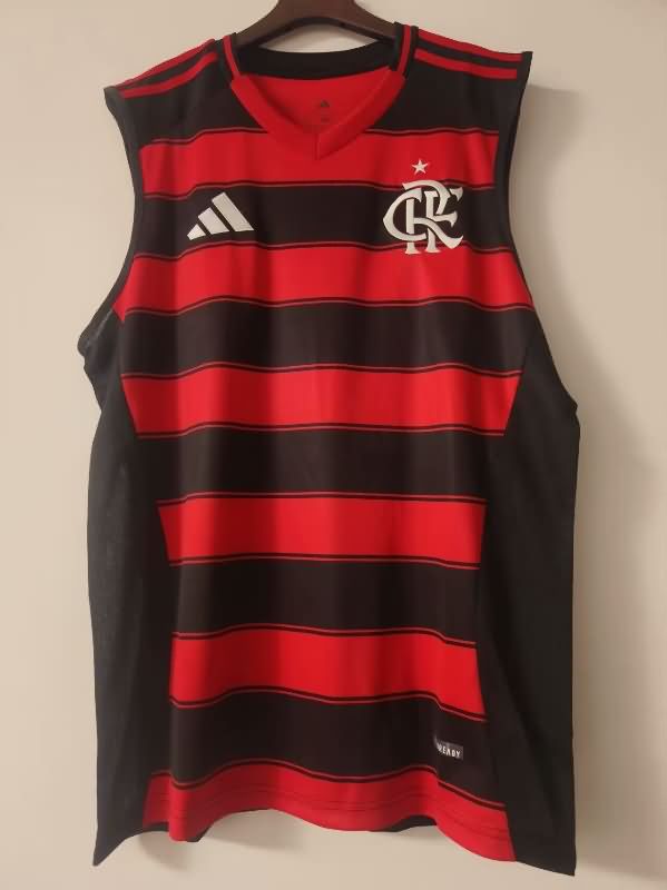 Thailand Quality(AAA) 2025 Flamengo Home Vest Soccer Jersey