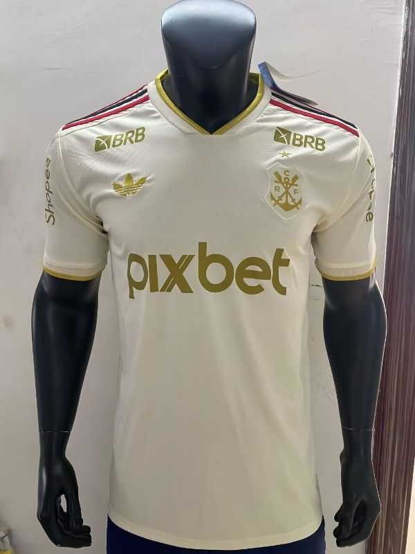 Thailand Quality(AAA) 2025 Flamengo Third Soccer Jersey Sponsor