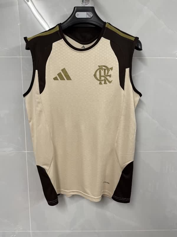 Thailand Quality(AAA) 2025 Flamengo Training Vest Soccer Jersey 03
