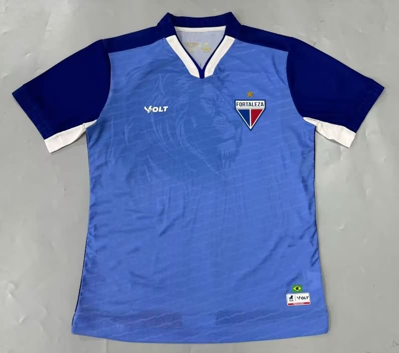 Thailand Quality(AAA) 2025 Fortaleza Goalkeeper Blue Soccer Jersey