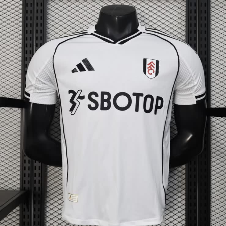 Thailand Quality(AAA) 25/26 Fulham Home Soccer Jersey (Player)