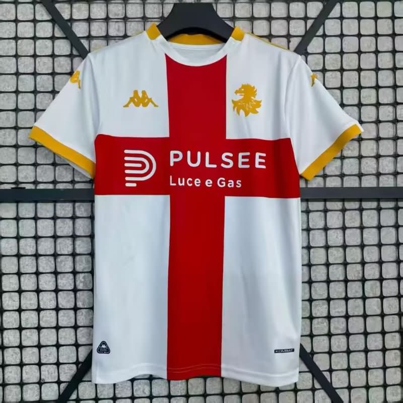 Thailand Quality(AAA) 25/26 Genoa Away Soccer Jersey