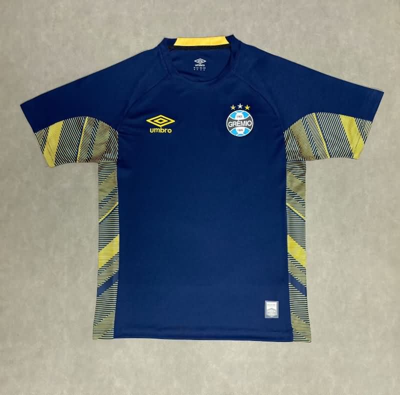 Thailand Quality(AAA) 2025 Gremio Goalkeeper Dark Blue Soccer Jersey