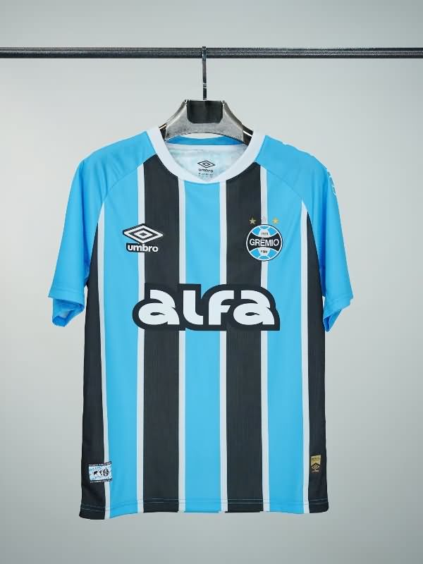 Thailand Quality(AAA) 2025 Gremio Home Soccer Jersey With Sponsor