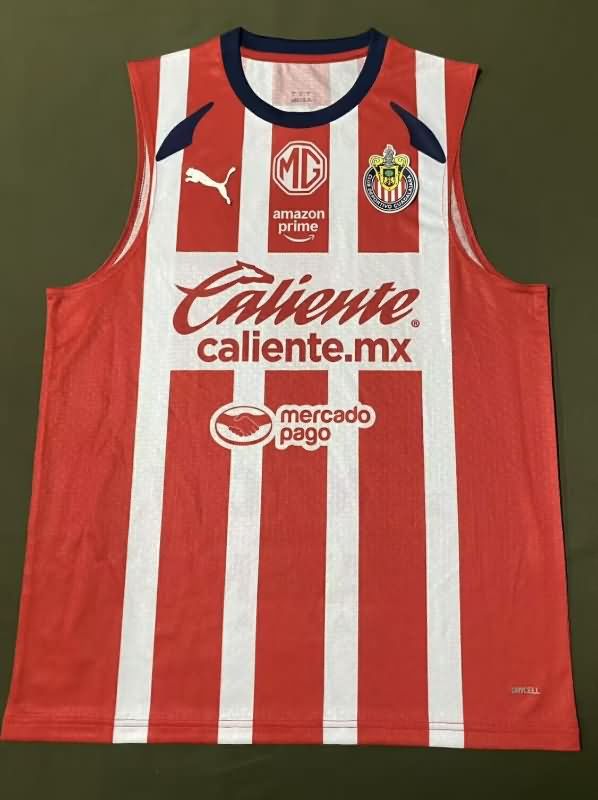 Thailand Quality(AAA) 25/26 Guadalajara Training Vest Soccer Jersey