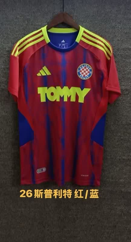 Thailand Quality(AAA) 25/26 Hajduk Split Away Soccer Jersey