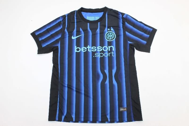 Thailand Quality(AAA) 25/26 Inter Milan Home Soccer Jersey