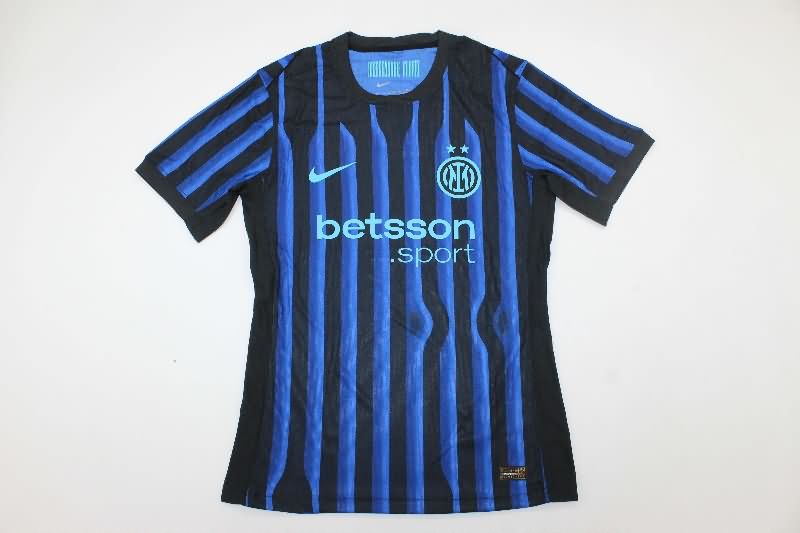 Thailand Quality(AAA) 25/26 Inter Milan Home Soccer Jersey (Player)