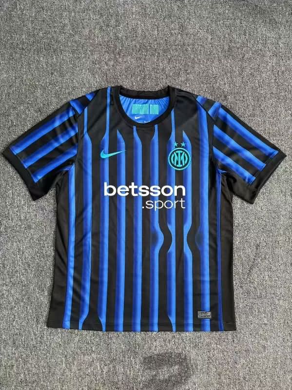 Thailand Quality(AAA) 25/26 Inter Milan Home Soccer Jersey Sponsor Leaked