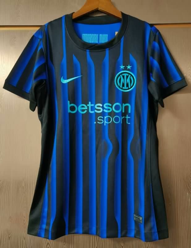 Thailand Quality(AAA) 25/26 Inter Milan Home Women Soccer Jersey Leaked