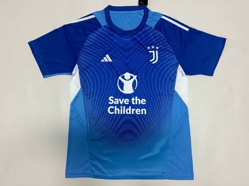 Thailand Quality(AAA) 25/26 Juventus Goalkeeper Blue Soccer Jersey
