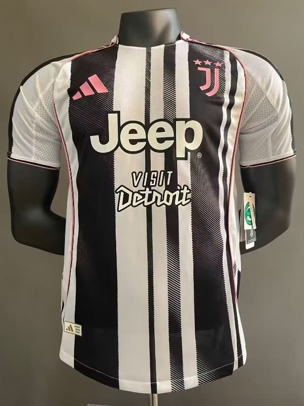 Thailand Quality(AAA) 25/26 Juventus Home Soccer Jersey (Player)