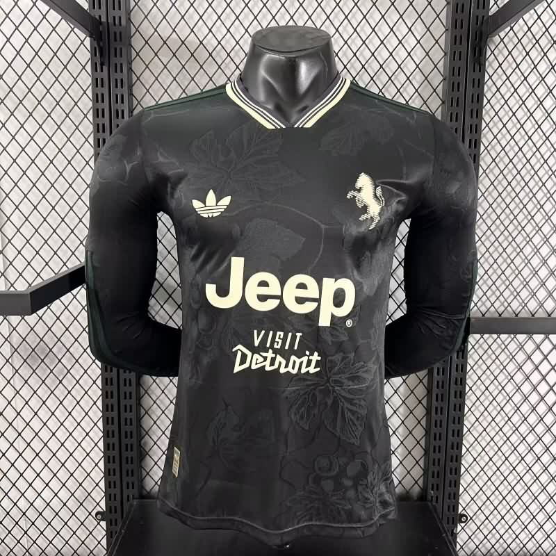 Thailand Quality(AAA) 25/26 Juventus Third Long Sleeve Soccer Jersey (Player)