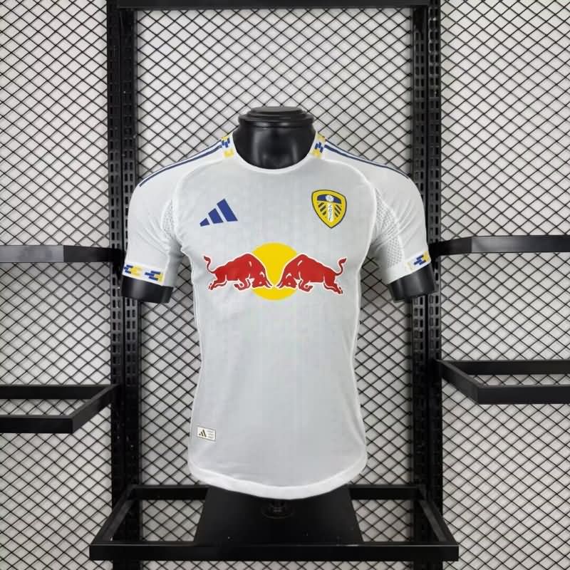 Thailand Quality(AAA) 25/26 Leeds United Home Soccer Jersey (Player)