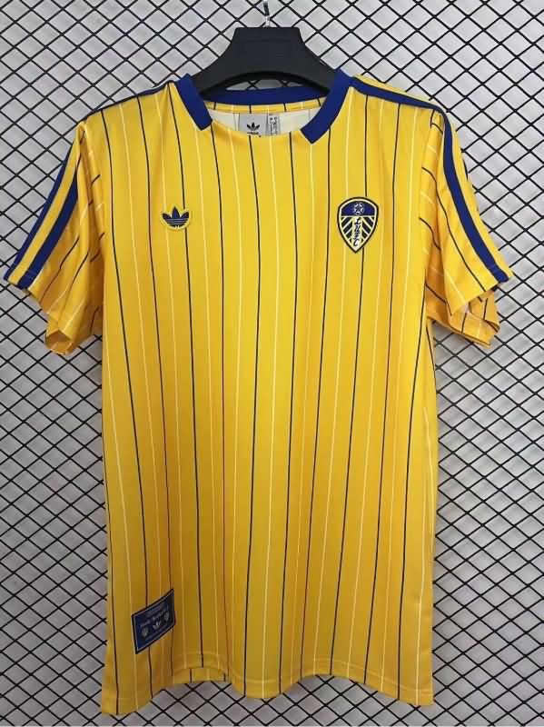 Thailand Quality(AAA) 25/26 Leeds United Yellow Soccer Jersey