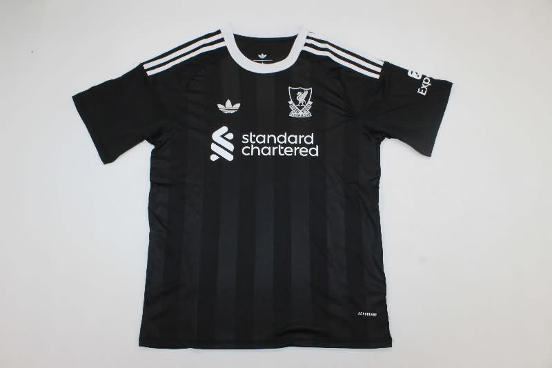 Thailand Quality(AAA) 25/26 Liverpool Goalkeeper Black Soccer Jersey