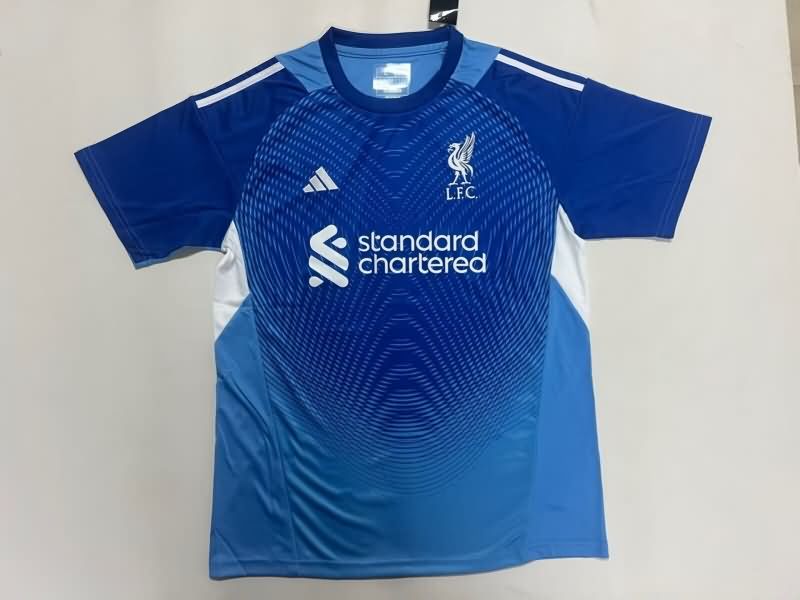 Thailand Quality(AAA) 25/26 Liverpool Goalkeeper Blue Soccer Jersey