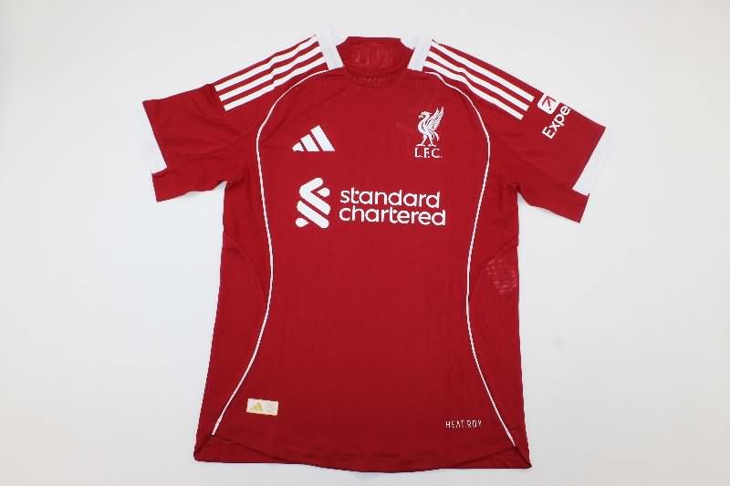 Thailand Quality(AAA) 25/26 Liverpool Home Soccer Jersey (Player)