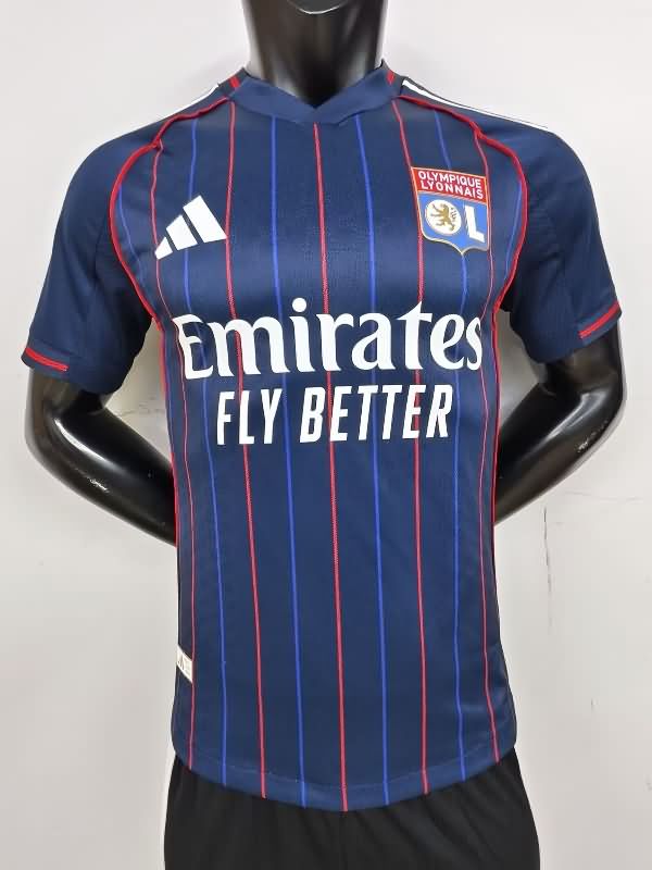 Thailand Quality(AAA) 25/26 Lyon Away Soccer Jersey (Player)
