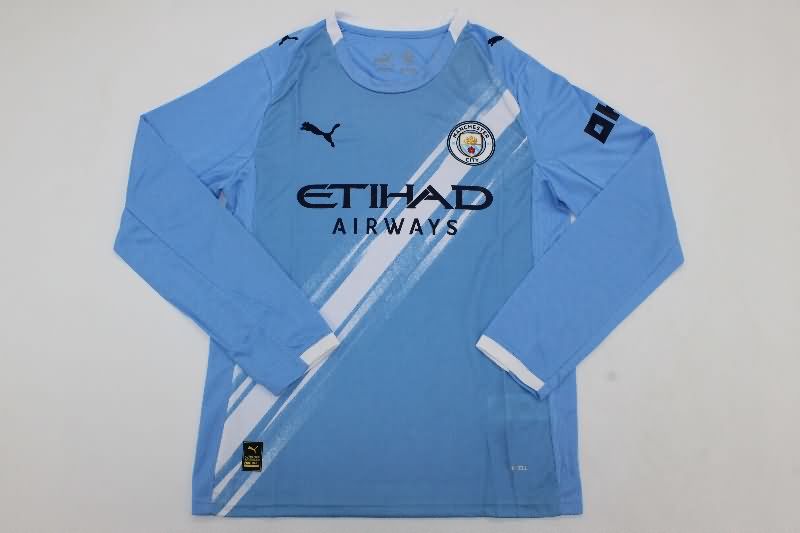 Thailand Quality(AAA) 25/26 Manchester City Home Long Sleeve Soccer Jersey