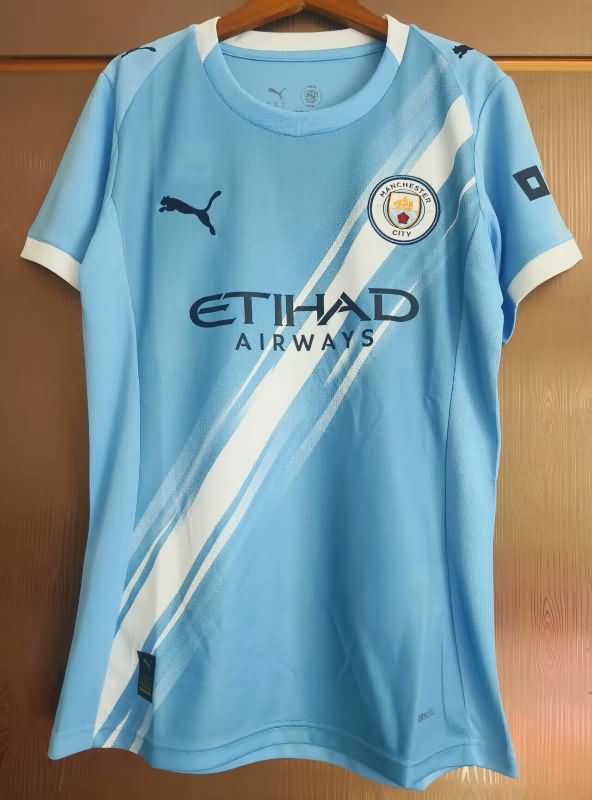 Thailand Quality(AAA) 25/26 Manchester City Home Women Soccer Jersey