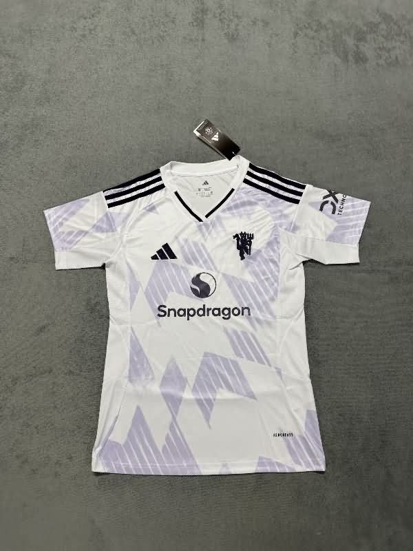 Thailand Quality(AAA) 25/26 Manchester United Away Women Soccer Jersey