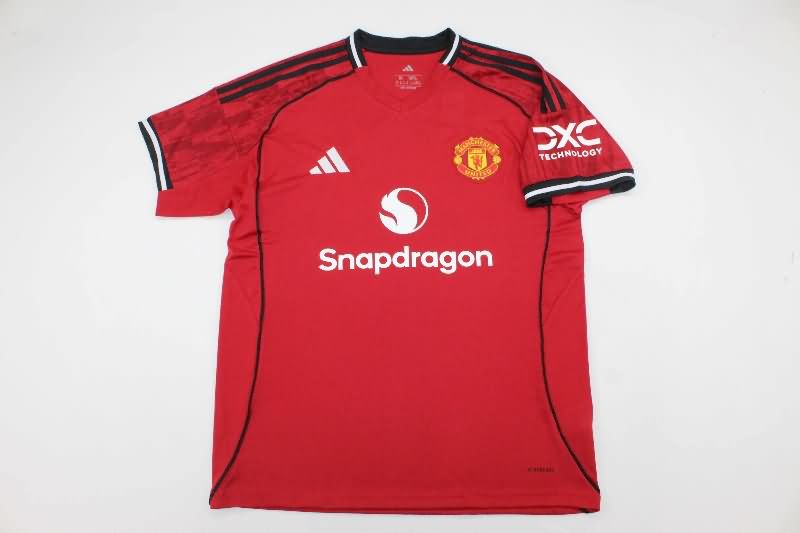 Thailand Quality(AAA) 25/26 Manchester United Home Soccer Jersey