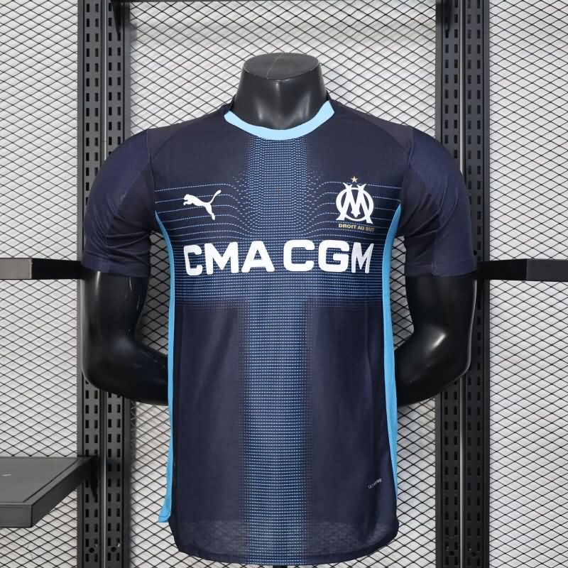 Thailand Quality(AAA) 25/26 Marseilles Away Soccer Jersey (Player)