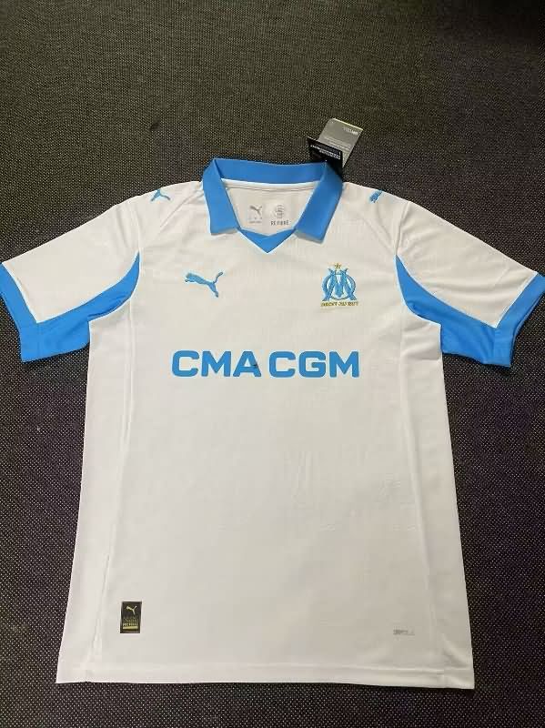 Thailand Quality(AAA) 25/26 Marseilles Home Soccer Jersey