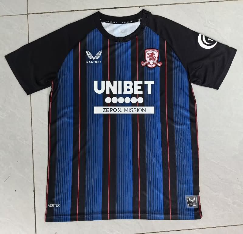 Thailand Quality(AAA) 25/26 Middlesbrough Away Soccer Jersey