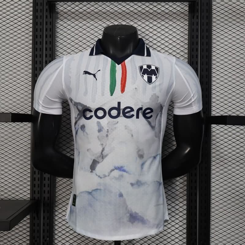 Thailand Quality(AAA) 25/26 Monterrey Away Soccer Jersey (Player)