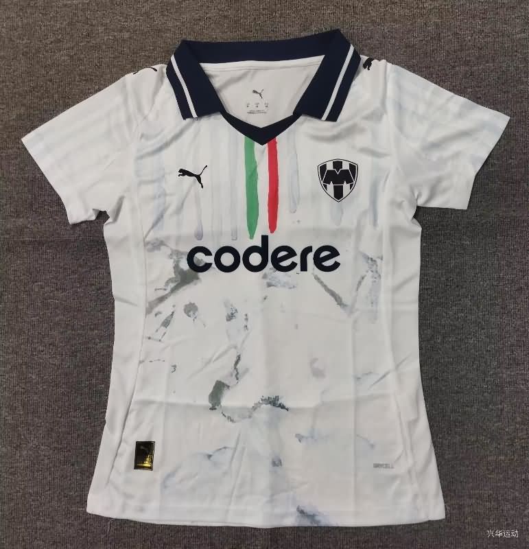 Thailand Quality(AAA) 25/26 Monterrey Away Women Soccer Jersey