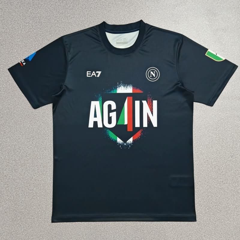 Thailand Quality(AAA) 2025 Napoli Champion Special Soccer Jersey