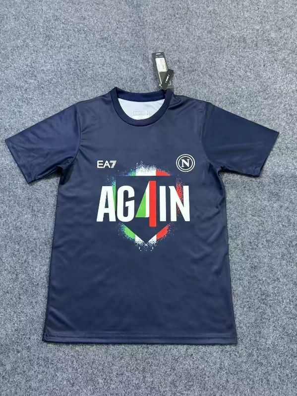 Thailand Quality(AAA) 2025 Napoli Champion Special Soccer Jersey 02