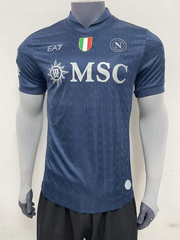 Thailand Quality(AAA) 25/26 Napoli UCL Third Soccer Jersey (Player)