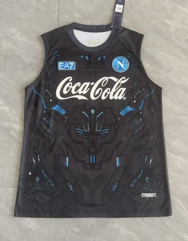 Thailand Quality(AAA) 25/26 Napoli Training Vest Soccer Jersey 02