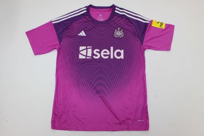 Thailand Quality(AAA) 25/26 Newcastle United Goalkeeper Purple Soccer Jersey