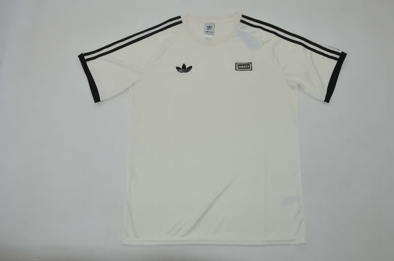 Thailand Quality(AAA) 2025 Oasis White Soccer Jersey 04