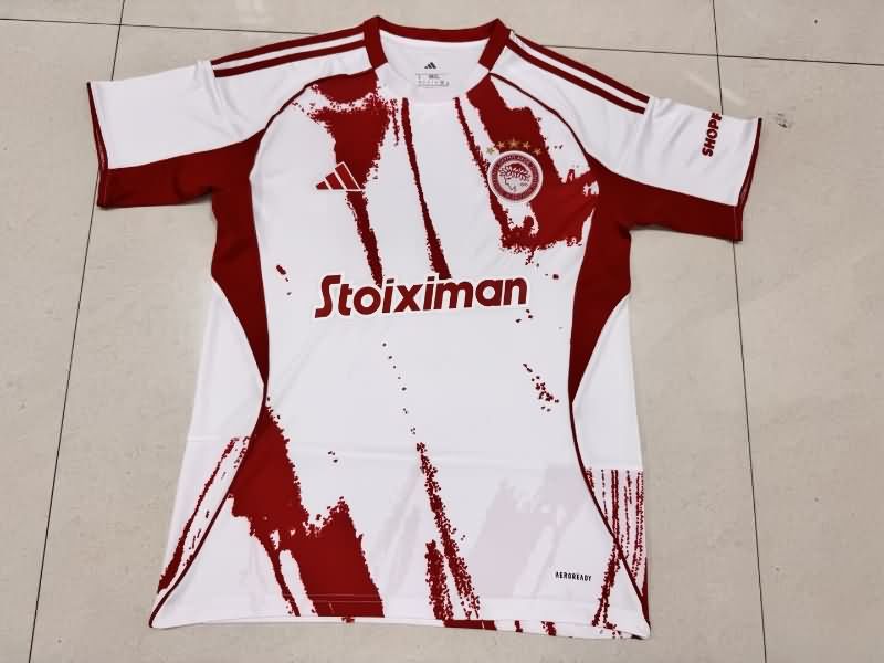 Thailand Quality(AAA) 25/26 Olympiacos Away Soccer Jersey