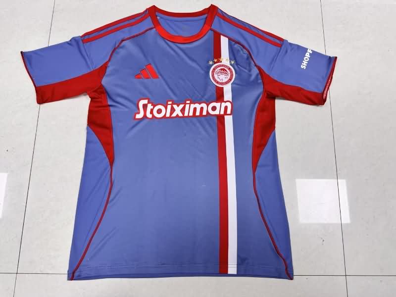Thailand Quality(AAA) 25/26 Olympiacos Third Soccer Jersey