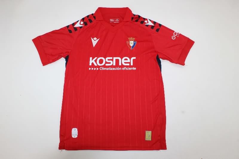Thailand Quality(AAA) 25/26 Osasuna Home Soccer Jersey