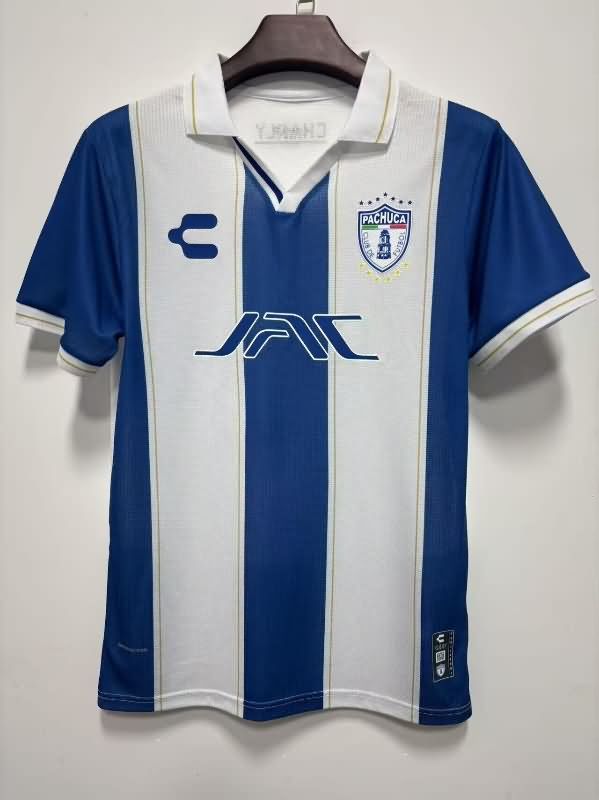 Thailand Quality(AAA) 2025 Pachuca Home Soccer Jersey (Player)