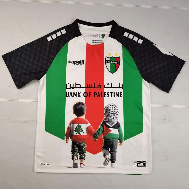 Thailand Quality(AAA) 2025 Palestino Special Soccer Jersey 05