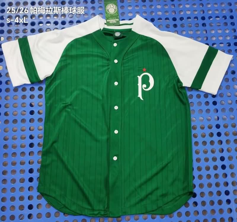 Thailand Quality(AAA) 2025 Palmeiras Green Baseball Jersey