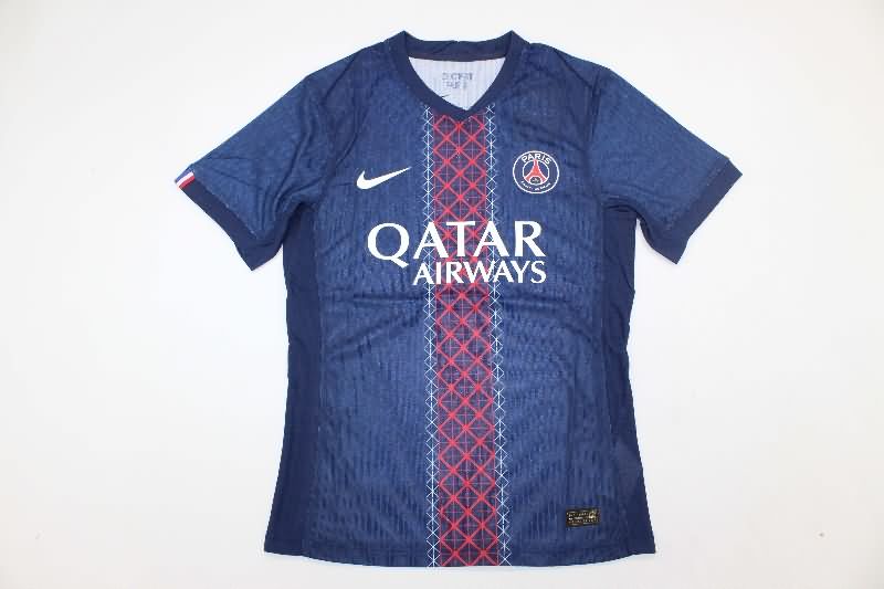 Thailand Quality(AAA) 25/26 Paris St Germain Home Soccer Jersey (Player)